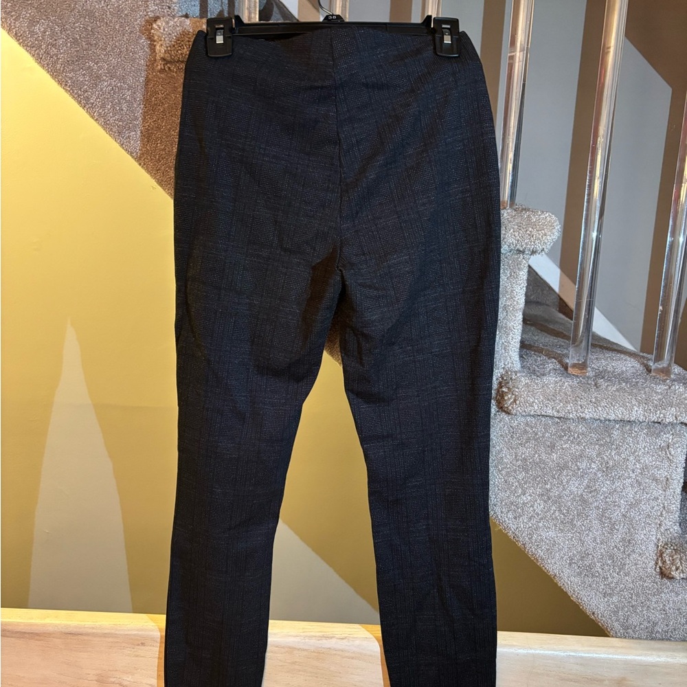 Nanette Lepore Women’s Dark Plaid Dress Pants - Picture 2 of 3